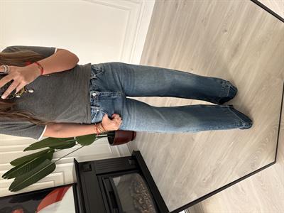 Yanı Parça Detaylı , Jean Pantolon