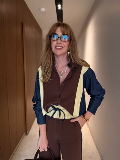 Orijinal Model , Acıkahve & Lacivert , Jean Detaylı , Tencel Premium Takım