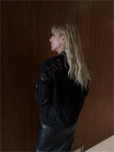 Orijinal Model , Siyah Dantel Ceket