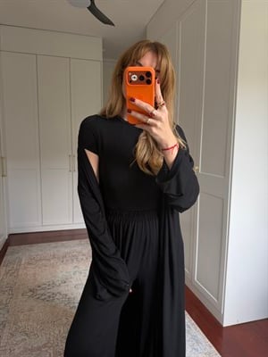 Kaşmir Dokulu Full Likralı Üçlü Siyah Takım