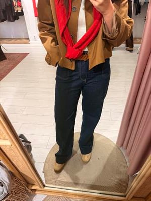 Orijinal Marka , Önden Cepli , Lacivert , Full Likralı Jean