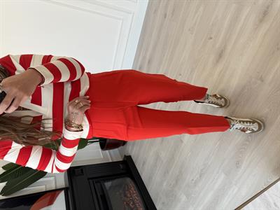 Nar Çiçeği , Likralı , Flato Pantolon