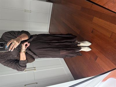 Beli Lastikli , Acı Kahve , Buruşuk Model Etek