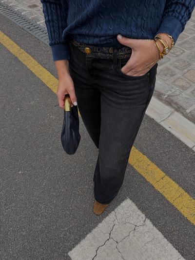 Orijinal Marka , Jakar Detaylı , Antrasit Jean