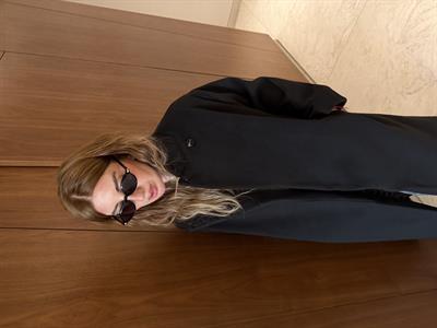 Orijinal Model , Premium Yün & Pamuk , Siyah Kaşe Palto