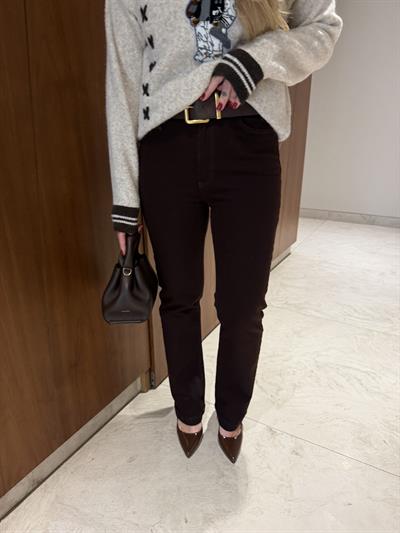 Boru Paça , Acıkahve , Likralı Jean