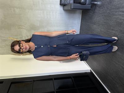 Premium , Yelekli , Tencel Jean Takım