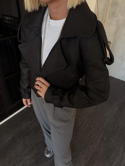 Orijinal Model , Deri Dokulu Ceket