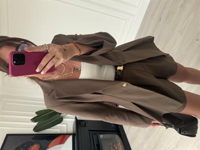 Acı Kahve, Premium Blazer & Şortlu Takım