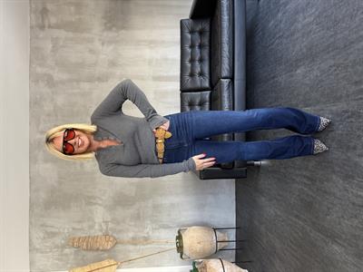 Orijinal Marka , Likrali İspanyol Paça , Blue Jean Pantolon