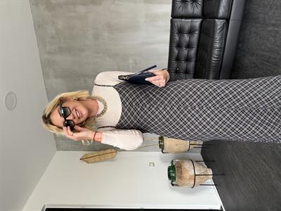 Lacivert & Vizon Pötükareli , Yandan Fermuarlı , Midi Boy , Askılı Elbise