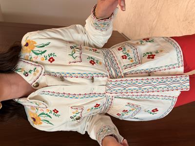 Orijinal Model , Renkli Nakışlı , Premium Ceket