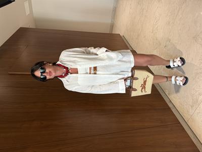 %100 İthal Keten , Ekru Gömlek