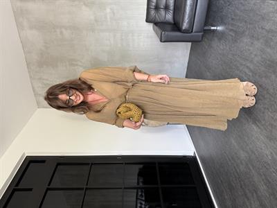 Premium , Olive Yeşil , Gömlek Etek Takım