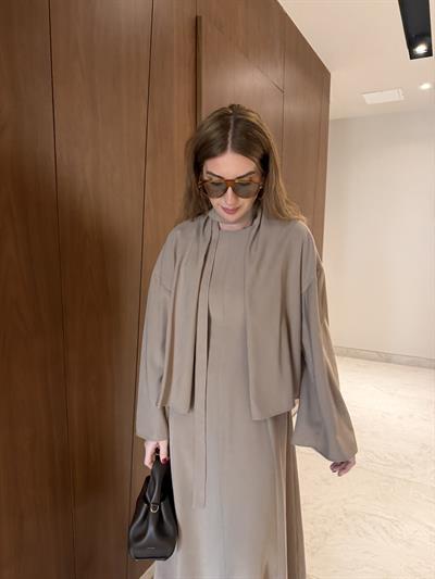 Elbise & Ceket , Vizon Tencel Takım