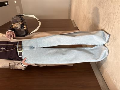 Orijinal Marka , Tencel Palazzo , Buz Mavisi Jean