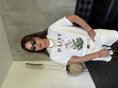 Papatya Desenli , Pamuklu T-shirt