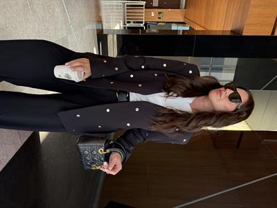 Orijinal Model , Siyah , Zımbalı Ceket