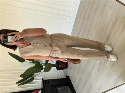 Orijinal Marka , Pamuk Keten , Vizon Yelekli Takım