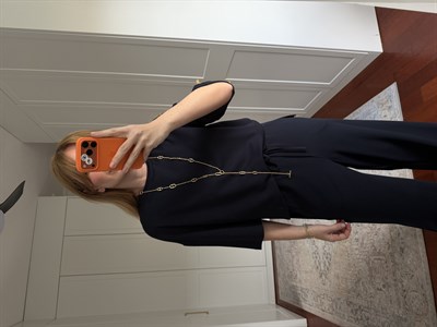 Yandan Yırtmaçlı , Lacivert Modal Takım