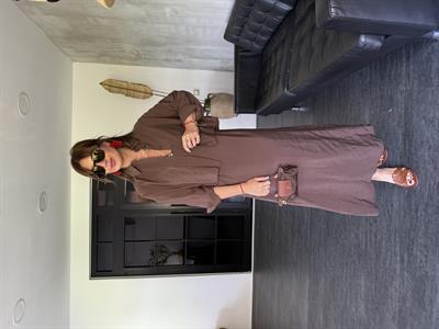 Kahverengi , Tencel , Gömlek & Elbise , Modal Takım