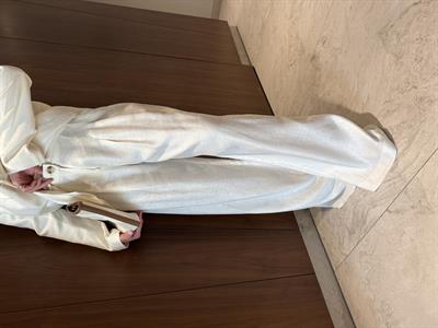 %100 Keten , Ekru , Blazer & Pantolon Takım