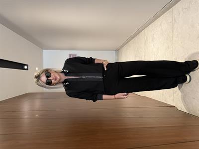 Yakası Taş İşlemeli , Siyah Eşofman Takım