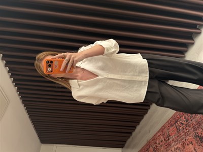 Orijinal Model , Kolları Dantel Şeritli , Premium Gömlek
