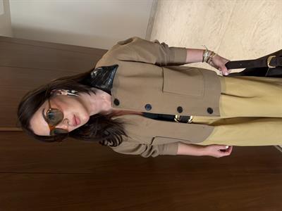 Deri Yakası Çıkabilir , Taba Kaşe Ceket