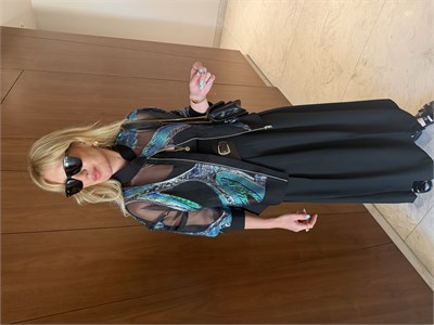 Orijinalm Model, Organze Kumaş Üzeri Jakarlı Premium Bomber Ceket