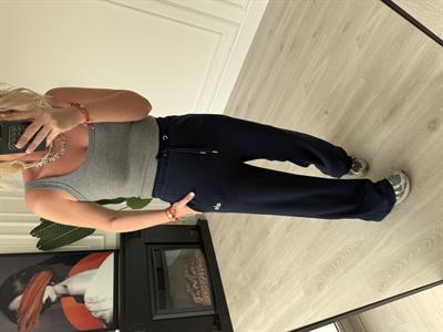 Marka Logolu Lacivert Eşofman Altı