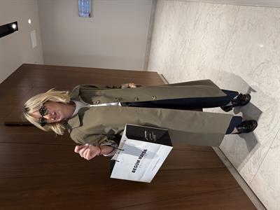 İçi Ekose Astarlı , Haki , Premium Trençkot