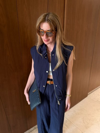 Lacivert , Yelek & Pantolon , Kıraşlı Takım