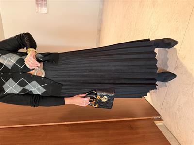 Orijinal Model , Kemerli , Siyah Süet Etek