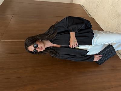 Orijinal Model , Premium , Saten , Siyah Bomber Ceket