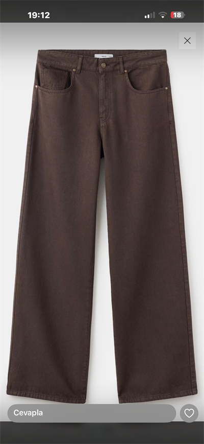 Mng Orijinal Marka , Yumuşacık , Acı Kahve , Tencel Palazzo Jean