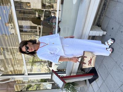 Orijinal Model, Ekru Keten Etek & Bluz Takım