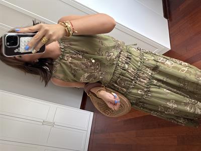 Orijinal Model , Çiçek Desenli , Büzgü Detaylı , Tasarım , Etek & Bluz Takım