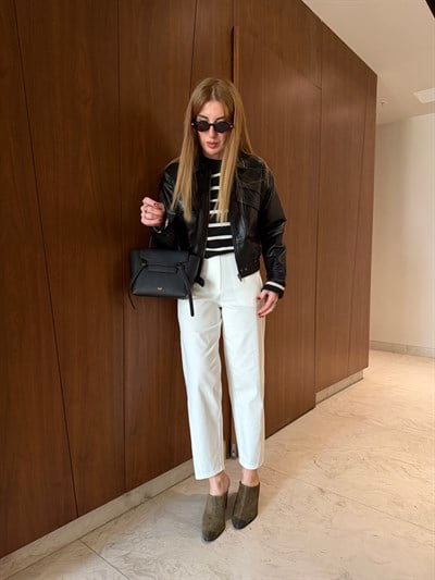 Cos Model , Beyaz Pantolon