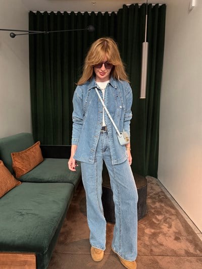 Taş İşlemeli , Yumuşacık , Premium Jean Takım