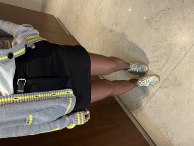 Kemerli , İçi Şortlu , Likralı Siyah Etek