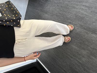 Beli Lastikli , Keten Dokuda , Palazzo Pantolon