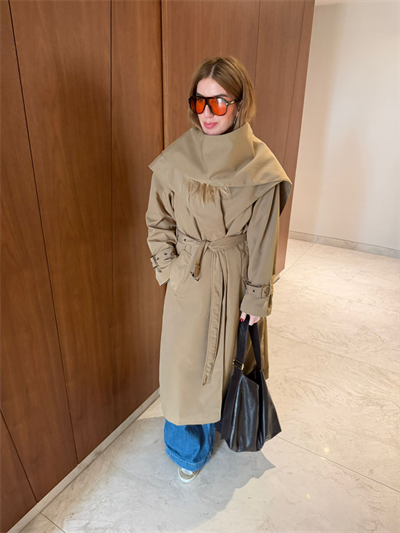 Atkılı , Premium Camel Trençkot