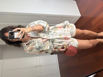 Çiçek Desenli , Premium Tiril Takım