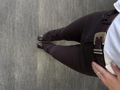 Orijinal Marka , Likralı , Acı Kahve , İspanyol Paça Jean 