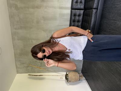 Beyaz , Askılı , Triko Bluz