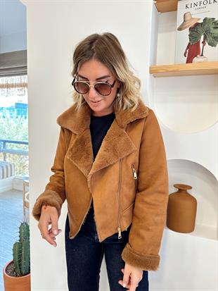 Birinci Sınıf Kürk Astarlı , Taba Nubuk Mont