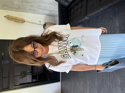 Ganni, Beyaz T-shirt