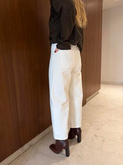 Orijinal Marka , Yumuşacık , Taba Kemerli , Beyaz , Palazzo Jean