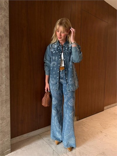 Orijinal Model , Nakışlı , Premium Jean Takım